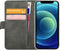 Mobilize Telefoonhoesje geschikt voor Apple iPhone 12 Mini Hoesje | Mobilize Classic Gelly Wallet Bookcase Portemonnee | Pasjeshouder voor 2 Pasjes | Telefoonhoesje voor Pinpas / OV Kaart / Rijbewijs - Zwart