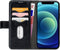 Mobilize Telefoonhoesje geschikt voor Apple iPhone 12 Mini Hoesje | Mobilize Gelly Wallet Uitneembare 2in1 Bookcase Portemonnee | Pasjeshouder voor 3 Pasjes | Telefoonhoesje voor Pinpas / OV Kaart / Rijbewijs - Zwart