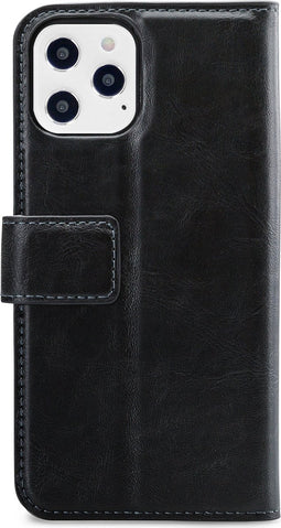 Mobilize Telefoonhoesje geschikt voor Apple iPhone 12 Pro Max Hoesje | Mobilize Gelly Wallet Uitneembare 2in1 Bookcase Portemonnee | Pasjeshouder voor 3 Pasjes | Telefoonhoesje voor Pinpas / OV Kaart / Rijbewijs - Zwart