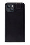 Mobilize Telefoonhoesje geschikt voor Apple iPhone 13 Hoesje | Mobilize Classic Gelly Flip Bookcase | Pasjeshouder voor 1 Pasje | Telefoonhoesje voor Pinpas / OV Kaart / Rijbewijs - Zwart