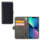 Mobilize Telefoonhoesje geschikt voor Apple iPhone 13 Hoesje | Mobilize Classic Gelly Wallet Bookcase Portemonnee | Pasjeshouder voor 2 Pasjes | Telefoonhoesje voor Pinpas / OV Kaart / Rijbewijs - Zwart