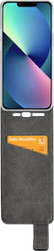 Mobilize Telefoonhoesje geschikt voor Apple iPhone 13 Hoesje | Mobilize Classic Gelly Flip Bookcase | Pasjeshouder voor 1 Pasje | Telefoonhoesje voor Pinpas / OV Kaart / Rijbewijs - Zwart