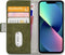 Mobilize Telefoonhoesje geschikt voor Apple iPhone 13 Pro Hoesje | Mobilize Elite Gelly Bookcase Portemonnee | Pasjeshouder voor 3 Pasjes | Telefoonhoesje voor Pinpas / OV Kaart / Rijbewijs - Groen