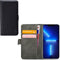 Mobilize Telefoonhoesje geschikt voor Apple iPhone 13 Pro Hoesje | Mobilize Classic Gelly Wallet Bookcase Portemonnee | Pasjeshouder voor 2 Pasjes | Telefoonhoesje voor Pinpas / OV Kaart / Rijbewijs - Zwart