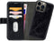 Mobilize Telefoonhoesje geschikt voor Apple iPhone 13 Pro Hoesje | Mobilize Gelly Wallet Uitneembare 2in1 Bookcase Portemonnee | Pasjeshouder voor 3 Pasjes | Telefoonhoesje voor Pinpas / OV Kaart / Rijbewijs - Zwart
