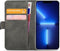 Mobilize Telefoonhoesje geschikt voor Apple iPhone 13 Pro Hoesje | Mobilize Classic Gelly Wallet Bookcase Portemonnee | Pasjeshouder voor 2 Pasjes | Telefoonhoesje voor Pinpas / OV Kaart / Rijbewijs - Zwart
