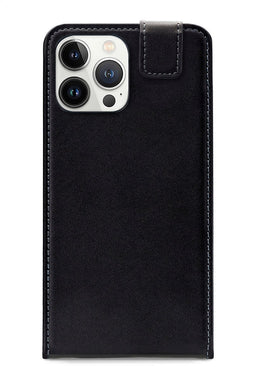 Mobilize Telefoonhoesje geschikt voor Apple iPhone 13 Pro Max Hoesje | Mobilize Classic Gelly Flip Bookcase | Pasjeshouder voor 1 Pasje | Telefoonhoesje voor Pinpas / OV Kaart / Rijbewijs - Zwart