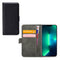 Mobilize Telefoonhoesje geschikt voor Apple iPhone 13 Pro Max Hoesje | Mobilize Classic Gelly Wallet Bookcase Portemonnee | Pasjeshouder voor 2 Pasjes | Telefoonhoesje voor Pinpas / OV Kaart / Rijbewijs - Zwart