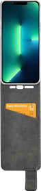 Mobilize Telefoonhoesje geschikt voor Apple iPhone 13 Pro Max Hoesje | Mobilize Classic Gelly Flip Bookcase | Pasjeshouder voor 1 Pasje | Telefoonhoesje voor Pinpas / OV Kaart / Rijbewijs - Zwart