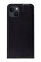 Mobilize Telefoonhoesje geschikt voor Apple iPhone 14 Hoesje | Mobilize Classic Gelly Flipcase | Pasjeshouder voor 1 Pasje | Telefoonhoesje voor Pinpas / OV Kaart / Rijbewijs - Zwart