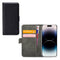 Mobilize Telefoonhoesje geschikt voor Apple iPhone 14 Pro Hoesje | Mobilize Classic Gelly Wallet Bookcase Portemonnee | Pasjeshouder voor 2 Pasjes | Telefoonhoesje voor Pinpas / OV Kaart / Rijbewijs - Zwart