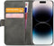 Mobilize Telefoonhoesje geschikt voor Apple iPhone 14 Pro Hoesje | Mobilize Classic Gelly Wallet Bookcase Portemonnee | Pasjeshouder voor 2 Pasjes | Telefoonhoesje voor Pinpas / OV Kaart / Rijbewijs - Zwart