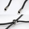Mobilize Telefoonhoesje geschikt voor Apple iPhone 14 Pro Max Flexibel TPU | Mobilize Lanyard Gelly Hoesje met koord - Zwart