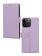 Mobilize Telefoonhoesje geschikt voor Apple iPhone 14 Pro Max Hoesje | Mobilize Premium Gelly Wallet Bookcase Portemonnee | Pasjeshouder voor 3 Pasjes | Telefoonhoesje voor Pinpas / OV Kaart / Rijbewijs - Paars