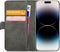 Mobilize Telefoonhoesje geschikt voor Apple iPhone 14 Pro Max Hoesje | Mobilize Classic Gelly Wallet Bookcase Portemonnee | Pasjeshouder voor 2 Pasjes | Telefoonhoesje voor Pinpas / OV Kaart / Rijbewijs - Zwart