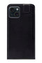 Mobilize Telefoonhoesje geschikt voor Apple iPhone 15 Hoesje | Mobilize Classic Gelly Flipcase | Pasjeshouder voor 1 Pasje | Telefoonhoesje voor Pinpas / OV Kaart / Rijbewijs - Zwart