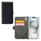 Mobilize Telefoonhoesje geschikt voor Apple iPhone 15 Plus Hoesje | Mobilize Classic Gelly Wallet Bookcase Portemonnee | Pasjeshouder voor 2 Pasjes | Telefoonhoesje voor Pinpas / OV Kaart / Rijbewijs - Zwart