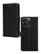 Mobilize Telefoonhoesje geschikt voor Apple iPhone 15 Pro Hoesje Echt Leer | Mobilize Wallet Bookcase Portemonnee | Pasjeshouder voor 3 Pasjes | Telefoonhoesje voor Pinpas / OV Kaart / Rijbewijs - Zwart