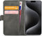 Mobilize Telefoonhoesje geschikt voor Apple iPhone 15 Pro Hoesje | Mobilize Classic Gelly Wallet Bookcase Portemonnee | Pasjeshouder voor 2 Pasjes | Telefoonhoesje voor Pinpas / OV Kaart / Rijbewijs - Zwart