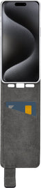 Mobilize Telefoonhoesje geschikt voor Apple iPhone 15 Pro Hoesje | Mobilize Classic Gelly Flipcase | Pasjeshouder voor 1 Pasje | Telefoonhoesje voor Pinpas / OV Kaart / Rijbewijs - Zwart