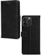 Mobilize Telefoonhoesje geschikt voor Apple iPhone 15 Pro Max Hoesje Echt Leer | Mobilize Wallet Bookcase Portemonnee | Pasjeshouder voor 3 Pasjes | Telefoonhoesje voor Pinpas / OV Kaart / Rijbewijs - Zwart