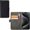 Mobilize Telefoonhoesje geschikt voor Apple iPhone 15 Pro Max Hoesje | Mobilize Classic Gelly Wallet Bookcase Portemonnee | Pasjeshouder voor 2 Pasjes | Telefoonhoesje voor Pinpas / OV Kaart / Rijbewijs - Zwart