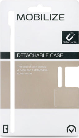 Mobilize Telefoonhoesje geschikt voor Apple iPhone 15 Pro Max MagSafe Hoesje | Mobilize Magnet 2in1 Case | Geschikt voor MagSafe | Geschikt voor Draadloos Opladen met Magnetische Ring | MagSafe Case - Zwart