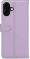Mobilize Telefoonhoesje geschikt voor Apple iPhone 16 Plus Hoesje | Mobilize Premium Gelly Bookcase Portemonnee | Pasjeshouder voor 3 Pasjes | Telefoonhoesje voor Pinpas / OV Kaart / Rijbewijs - Paars