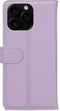 Mobilize Telefoonhoesje geschikt voor Apple iPhone 16 Pro Hoesje | Mobilize Premium Gelly Bookcase Portemonnee | Pasjeshouder voor 3 Pasjes | Telefoonhoesje voor Pinpas / OV Kaart / Rijbewijs - Paars