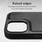 Mobilize Telefoonhoesje geschikt voor Apple iPhone 16 Pro MagSafe Hoesje | Mobilize MagSafe Gelly Wallet 2in1 Case | Geschikt voor MagSafe | Geschikt voor Draadloos Opladen met Magnetische Ring | MagSafe Case - Zwart