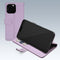 Mobilize Telefoonhoesje geschikt voor Apple iPhone 16 Pro Max Hoesje | Mobilize Premium Gelly Bookcase Portemonnee | Pasjeshouder voor 3 Pasjes | Telefoonhoesje voor Pinpas / OV Kaart / Rijbewijs - Paars