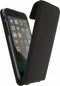 Mobilize Telefoonhoesje geschikt voor Apple iPhone 5 Hoesje | Mobilize Classic Gelly Flipcase | Pasjeshouder voor 1 Pasje | Telefoonhoesje voor Pinpas / OV Kaart / Rijbewijs - Zwart