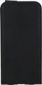 Mobilize Telefoonhoesje geschikt voor Apple iPhone 5 Hoesje | Mobilize Classic Gelly Flipcase | Pasjeshouder voor 1 Pasje | Telefoonhoesje voor Pinpas / OV Kaart / Rijbewijs - Zwart