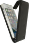 Mobilize Telefoonhoesje geschikt voor Apple iPhone 5 Hoesje | Mobilize Classic Gelly Flipcase | Pasjeshouder voor 1 Pasje | Telefoonhoesje voor Pinpas / OV Kaart / Rijbewijs - Zwart