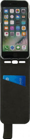 Mobilize Telefoonhoesje geschikt voor Apple iPhone 5 Hoesje | Mobilize Classic Gelly Flipcase | Pasjeshouder voor 1 Pasje | Telefoonhoesje voor Pinpas / OV Kaart / Rijbewijs - Zwart