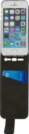 Mobilize Telefoonhoesje geschikt voor Apple iPhone 5 Hoesje | Mobilize Classic Gelly Flipcase | Pasjeshouder voor 1 Pasje | Telefoonhoesje voor Pinpas / OV Kaart / Rijbewijs - Zwart