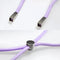 Mobilize Telefoonhoesje geschikt voor Apple iPhone 6 Flexibel TPU | Mobilize Lanyard Gelly Hoesje met koord - Paars