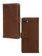 Mobilize Telefoonhoesje geschikt voor Apple iPhone 6 Hoesje Echt Leer | Mobilize Wallet Bookcase Portemonnee | Pasjeshouder voor 3 Pasjes | Telefoonhoesje voor Pinpas / OV Kaart / Rijbewijs - Bruin