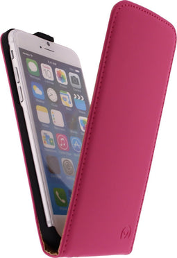 Mobilize Telefoonhoesje geschikt voor Apple iPhone 6 Hoesje | Mobilize Ultra Slim Flip Flipcase - Fuchsia | Roze