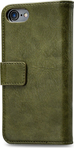 Mobilize Telefoonhoesje geschikt voor Apple iPhone 6 Hoesje | Mobilize Elite Gelly Bookcase Portemonnee | Pasjeshouder voor 3 Pasjes | Telefoonhoesje voor Pinpas / OV Kaart / Rijbewijs - Groen