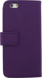 Mobilize Telefoonhoesje geschikt voor Apple iPhone 6 Hoesje | Mobilize Slim Wallet Bookcase Portemonnee | Pasjeshouder voor 2 Pasjes | Telefoonhoesje voor Pinpas / OV Kaart / Rijbewijs - Paars