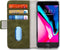 Mobilize Telefoonhoesje geschikt voor Apple iPhone 6 Hoesje | Mobilize Elite Gelly Bookcase Portemonnee | Pasjeshouder voor 3 Pasjes | Telefoonhoesje voor Pinpas / OV Kaart / Rijbewijs - Groen