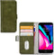 Mobilize Telefoonhoesje geschikt voor Apple iPhone 6 Hoesje | Mobilize Elite Gelly Bookcase Portemonnee | Pasjeshouder voor 3 Pasjes | Telefoonhoesje voor Pinpas / OV Kaart / Rijbewijs - Groen