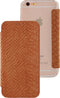 Mobilize Telefoonhoesje geschikt voor Apple iPhone 6 Hoesje | Mobilize Slim Booklet Bookcase | Pasjeshouder voor 1 Pasje | Telefoonhoesje voor Pinpas / OV Kaart / Rijbewijs - Snake Apricot | Bruin
