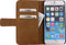 Mobilize Telefoonhoesje geschikt voor Apple iPhone 6 Hoesje | Mobilize Slim Wallet Bookcase Portemonnee | Pasjeshouder voor 2 Pasjes | Telefoonhoesje voor Pinpas / OV Kaart / Rijbewijs - Paars