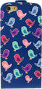 Mobilize Telefoonhoesje geschikt voor Apple iPhone 6 Hoesje | Mobilize Ultra Slim Flip Flipcase - Birdy | Paars