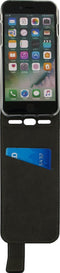 Mobilize Telefoonhoesje geschikt voor Apple iPhone 6 Hoesje | Mobilize Classic Gelly Flipcase | Pasjeshouder voor 1 Pasje | Telefoonhoesje voor Pinpas / OV Kaart / Rijbewijs - Zwart