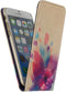 Mobilize Telefoonhoesje geschikt voor Apple iPhone 6 Hoesje | Mobilize Premium Magnet Flipcase | Pasjeshouder voor 1 Pasje | Telefoonhoesje voor Pinpas / OV Kaart / Rijbewijs - Fire Flower | Wit