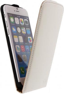 Mobilize Telefoonhoesje geschikt voor Apple iPhone 6 Hoesje | Mobilize Ultra Slim Flip Flipcase - Wit