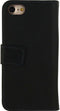 Mobilize Telefoonhoesje geschikt voor Apple iPhone 6 Hoesje | Mobilize Classic Gelly Wallet Bookcase Portemonnee | Pasjeshouder voor 2 Pasjes | Telefoonhoesje voor Pinpas / OV Kaart / Rijbewijs - Zwart